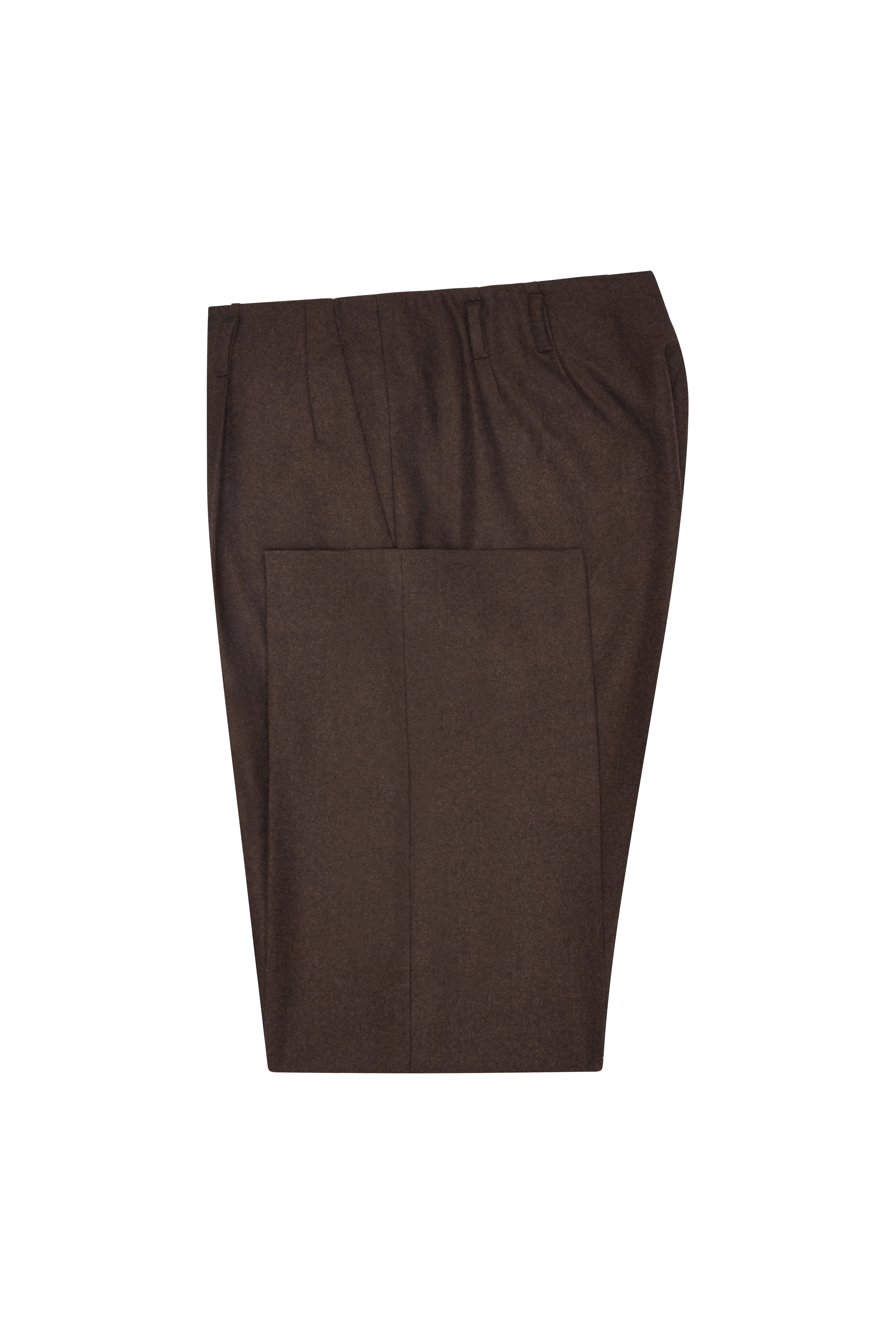Brown Flannel Hollywood Trousers - Image 4