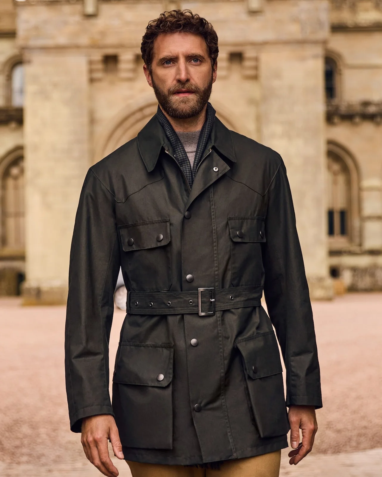 Green Super Dry Wax Shooting Jacket - Image 2