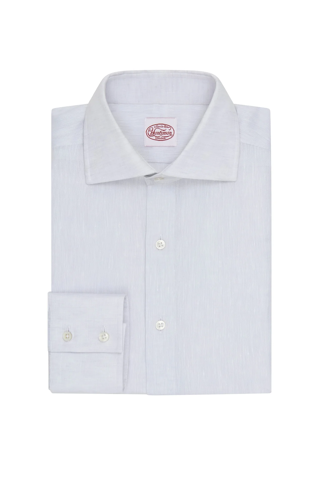 Grey Linen Single Cuff Shirt