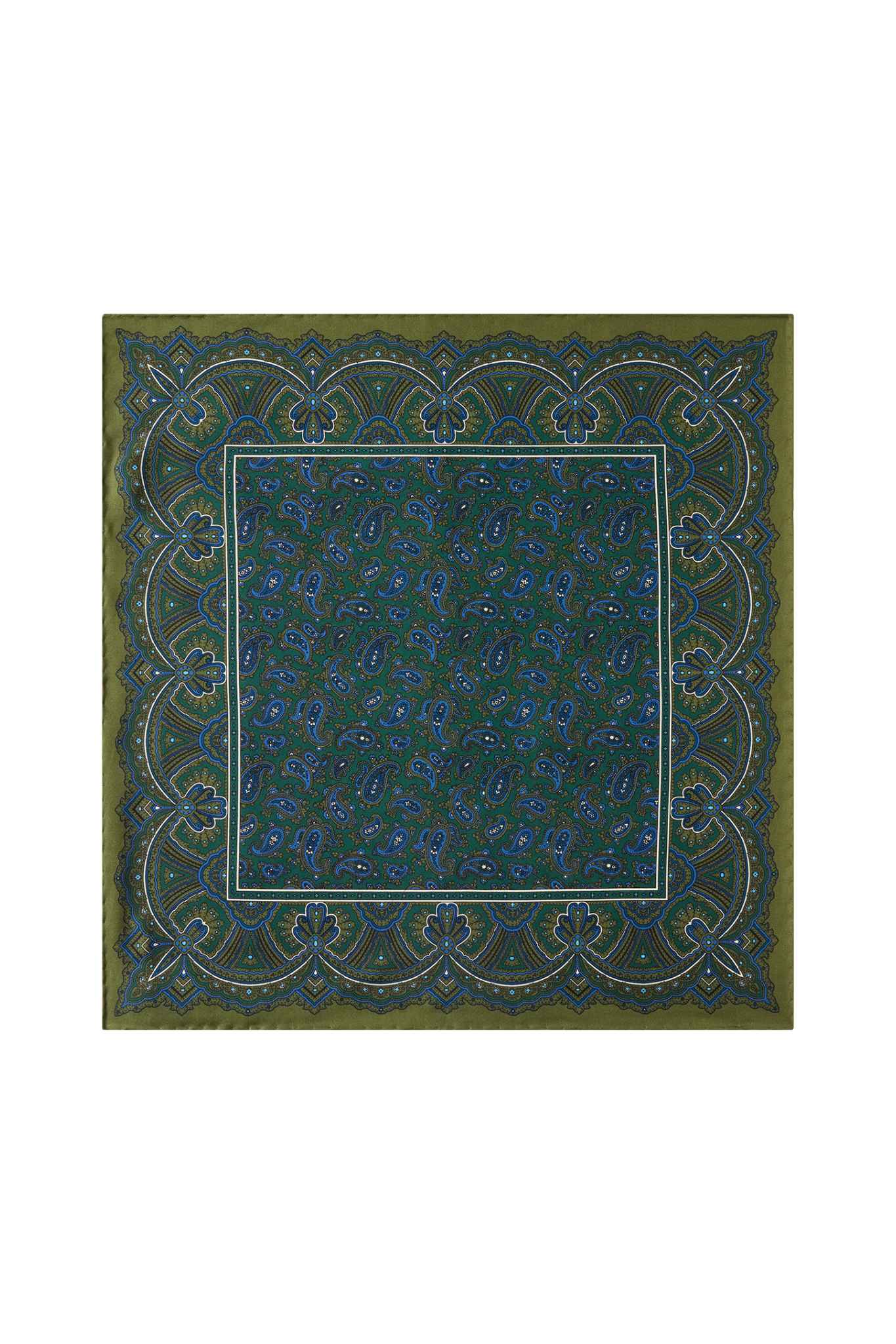 Huntsman Madder Pocket Square - Image 5