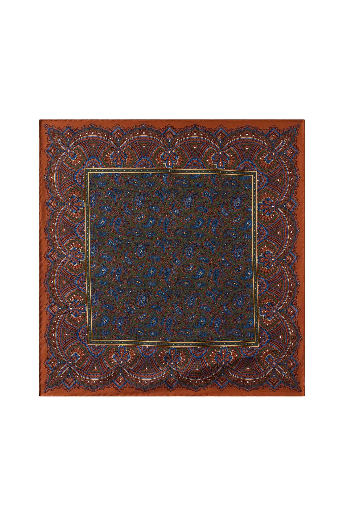Huntsman Madder Pocket Square - Image 6