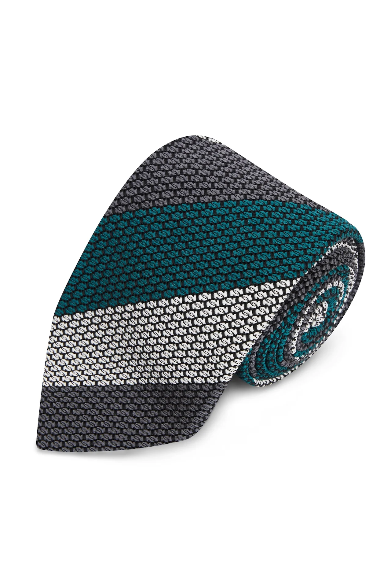 Silk Garza Regimental Tie - Image 3