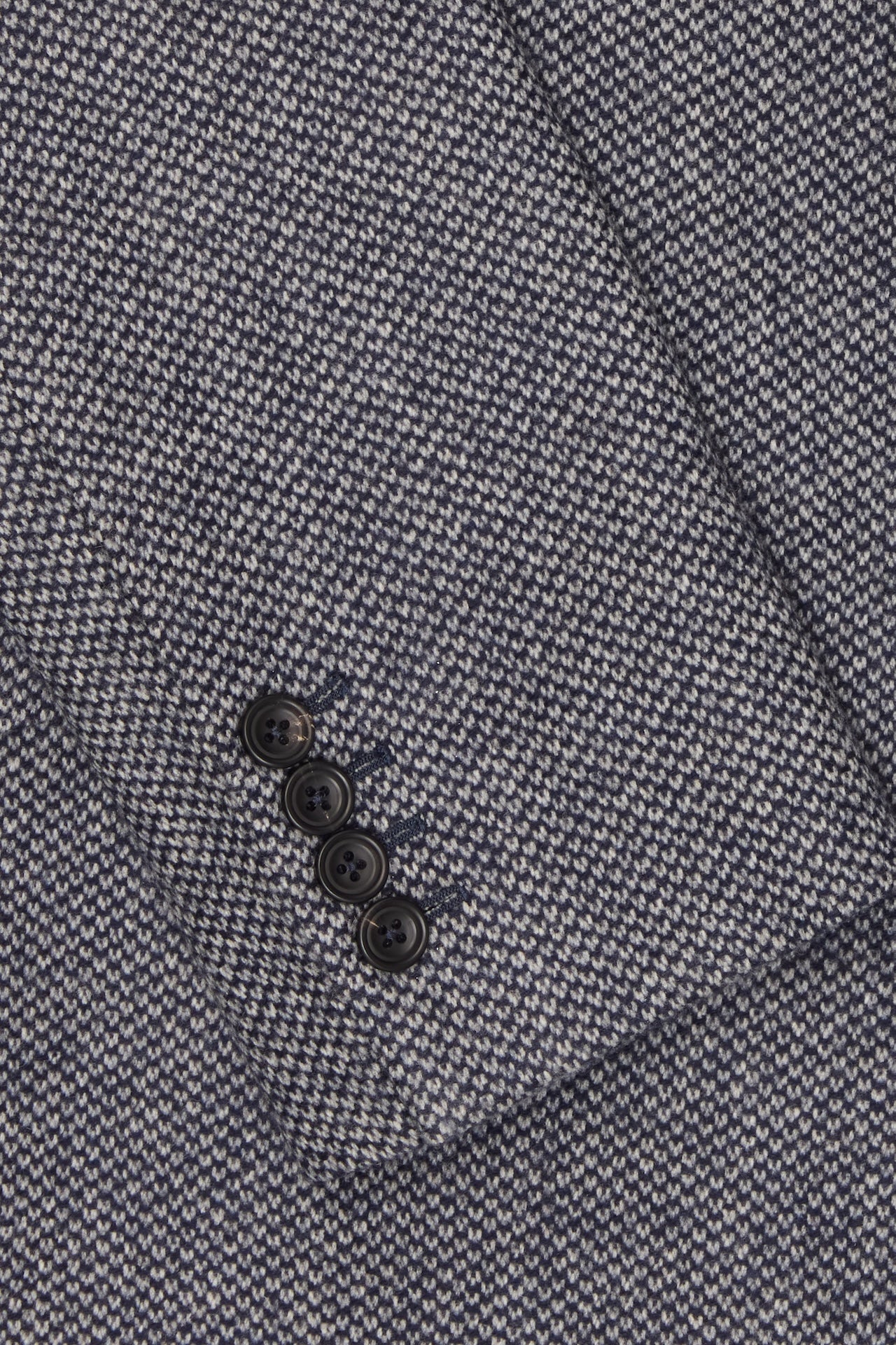 Navy/Light Grey Barleycorn Single Breasted Jacket - Image 4