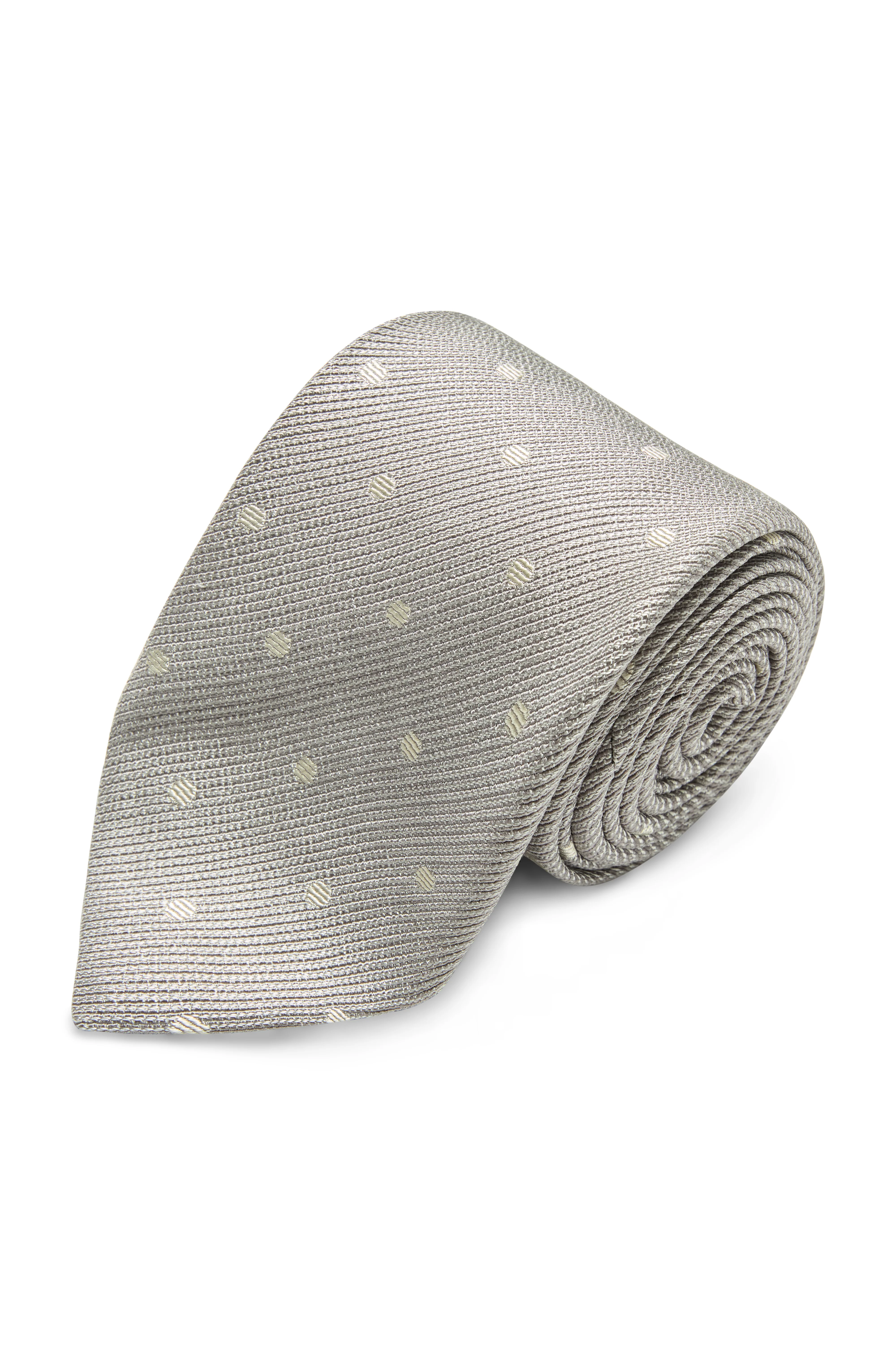 Dot Silk Tie - Image 2
