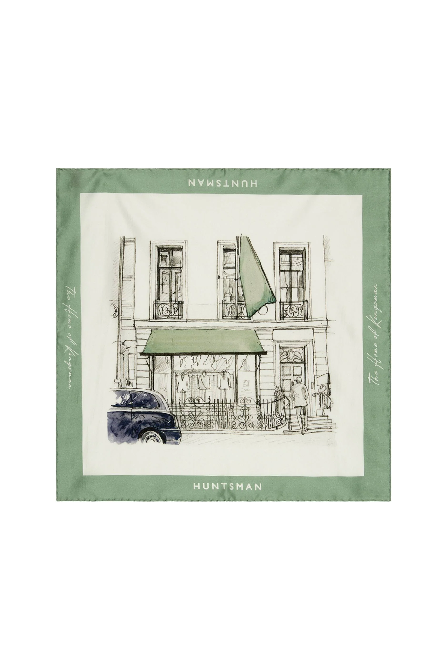 The Home of Kingsman 10 Year Anniversary Pocket Square