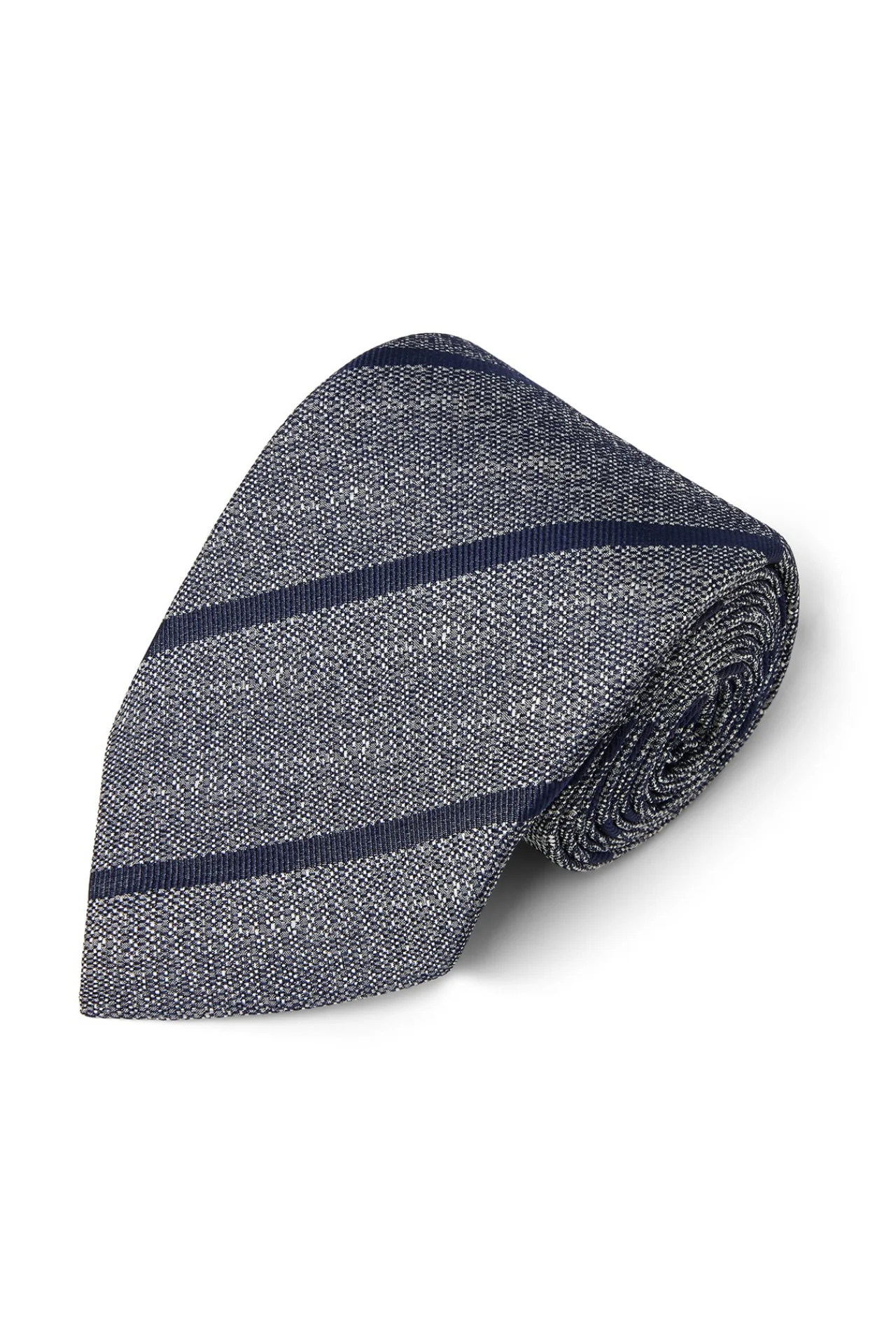 Tussah Rep Stripe Tie - Image 5