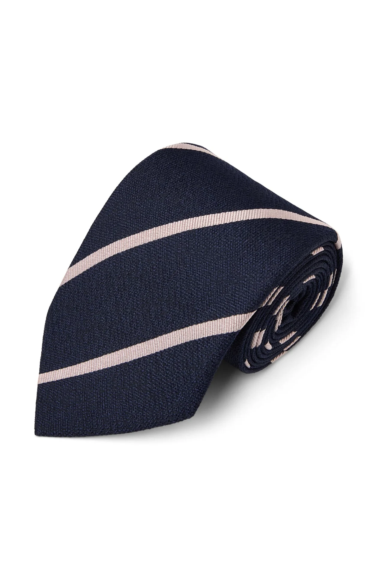 Tussah Rep Stripe Tie - Image 7