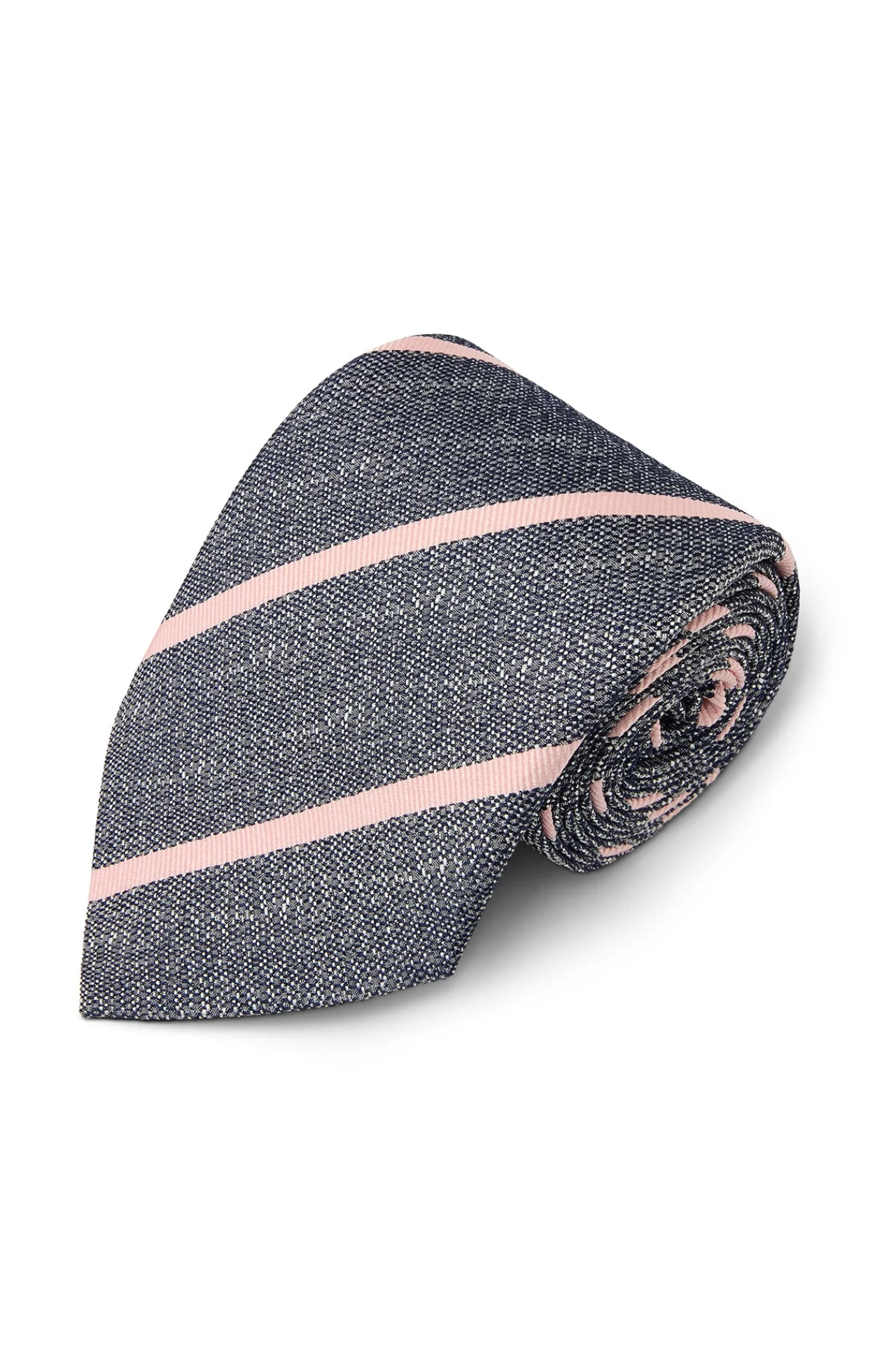 Tussah Rep Stripe Tie - Image 8