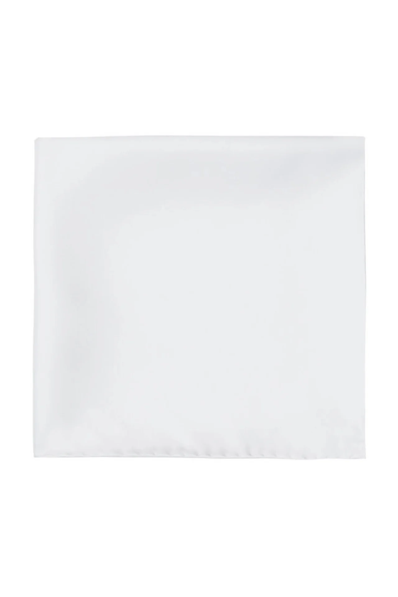White Silk Pocket Square - Image 2